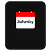 title of day of the week saturday day of the week Mousepad