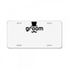 groom License Plate
