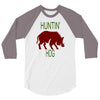 hantin hog 3/4 Sleeve Shirt