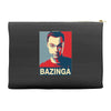 bazinga poster, ideal birthday gift or present Accessory Pouches