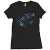 alien terror from deep space Ladies Fitted T-Shirt