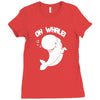 oh whale! Ladies Fitted T-Shirt