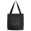 loaded like a freight train flying like an aeroplane feeling like a sp Tote Bags