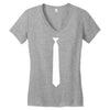 skinny white tie Women's V-Neck T-Shirt
