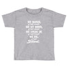 blk power Toddler T-shirt