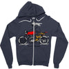 custom motorcycle Zipper Hoodie