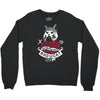 bad cat   gatos locos Crewneck Sweatshirt