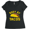body by tacos funny Women's Triblend Scoop T-shirt