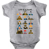 life is a game Baby Bodysuit