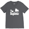 the dogfather  nerd retro der pate godfather fun V-Neck Tee