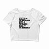 rescue save love Crop Top