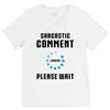 sarcastic comment loading V-Neck Tee