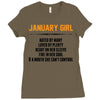 January Girl Hated By Many Ladies Fitted T-Shirt