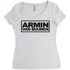 armin van buuren black logo Women's Triblend Scoop T-shirt