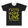 faith, hope and love All Over Men's T-shirt