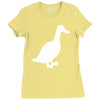 cool duck retro Ladies Fitted T-Shirt