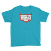 behind beard is a handsome man Youth Tee