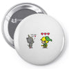heart seeker Pin-back button