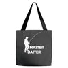 aster baiter mens rude fishing Tote Bags