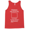 missing air guitar Tank Top