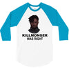 erik killmonger 3/4 Sleeve Shirt