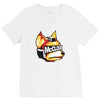 halftone fox (regular) V-Neck Tee