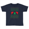 ugly sweater dinosour Toddler T-shirt