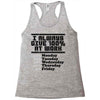always give 100 percent Racerback Tank