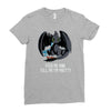 feed me and tell me i'm pretty Ladies Fitted T-Shirt