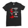merc with a mouth Ladies Fitted T-Shirt