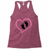 Baby Girl with Heart Any Name Customized Racerback Tank