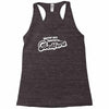 never get bored in bedford Racerback Tank