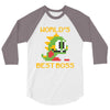World's Best Boss Mario 3/4 Sleeve Shirt
