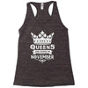 Queens Are Born In November\ Racerback Tank