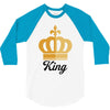 king 3/4 Sleeve Shirt