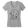 arrow you have failed this city tv series quote black white cotton t s Women's V-Neck T-Shirt