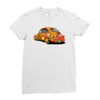 sixties vw beetle, ideal gift or birthday present Ladies Fitted T-Shirt