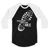 wander explore hike 3/4 Sleeve Shirt