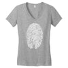 fingerprint Women's V-Neck T-Shirt
