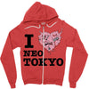 i love neo tokyo Zipper Hoodie