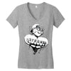 strong Women's V-Neck T-Shirt