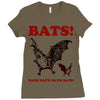 bats! Ladies Fitted T-Shirt