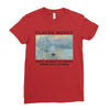 Claude Monet impression Sunrise Ladies Fitted T-Shirt
