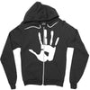 handprint sticker vinyl decal Zipper Hoodie