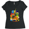 dq value menu Women's Triblend Scoop T-shirt