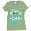 super cool autism dad Ladies Fitted T-Shirt