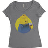 ugly lego drink coffee Women's Triblend Scoop T-shirt