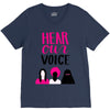 Women's March Hear Our Voice V-Neck Tee