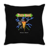 pizza quest Throw Pillow