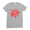 red logo Ladies Fitted T-Shirt